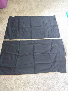 Jennifer Lopez Home King Pillowcases Black 100% Egyptian Cotton Set of 2